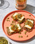 Paneer on Toast with Mango Chutney