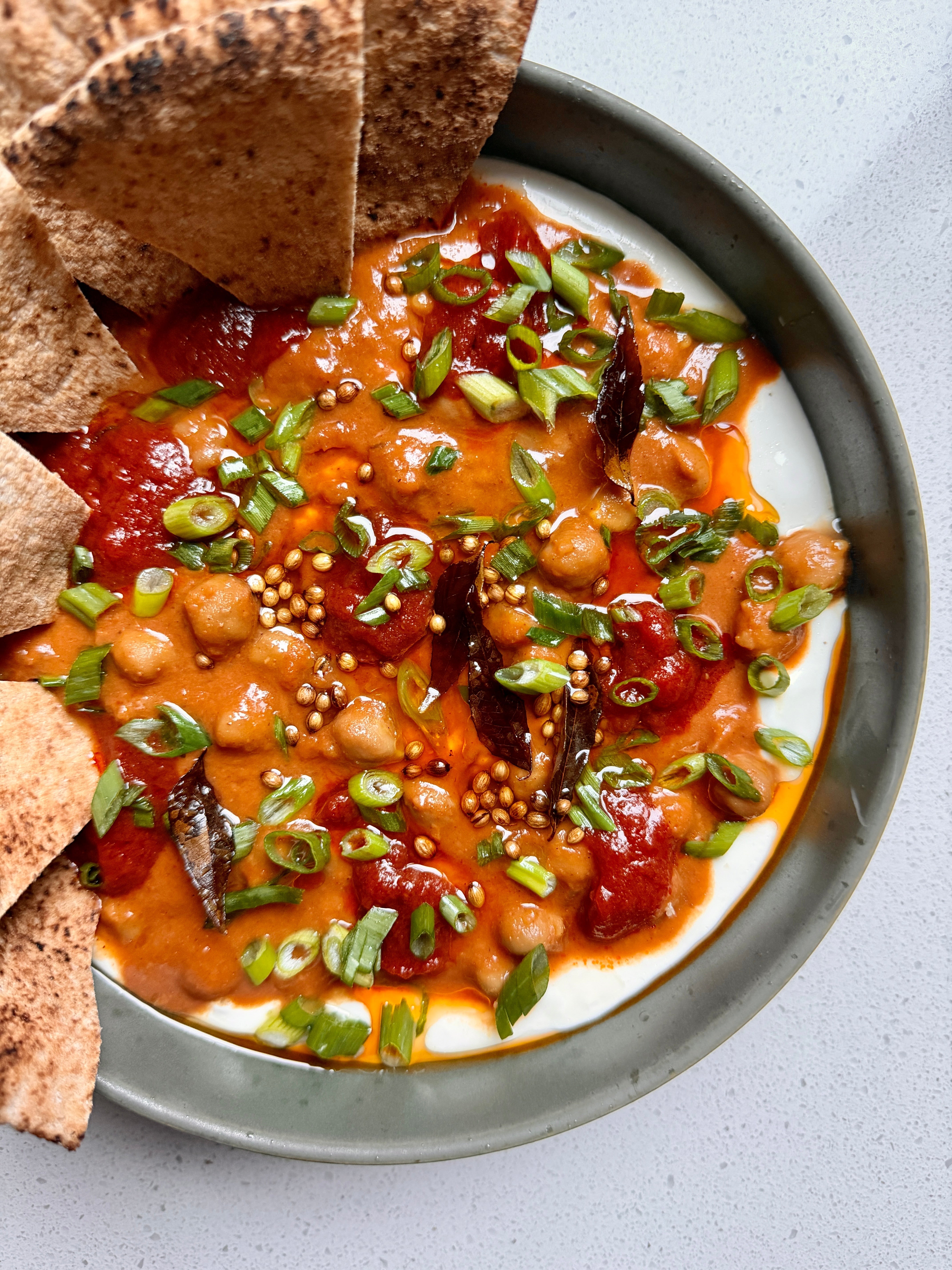 Chickpea Tikka Labneh Masala