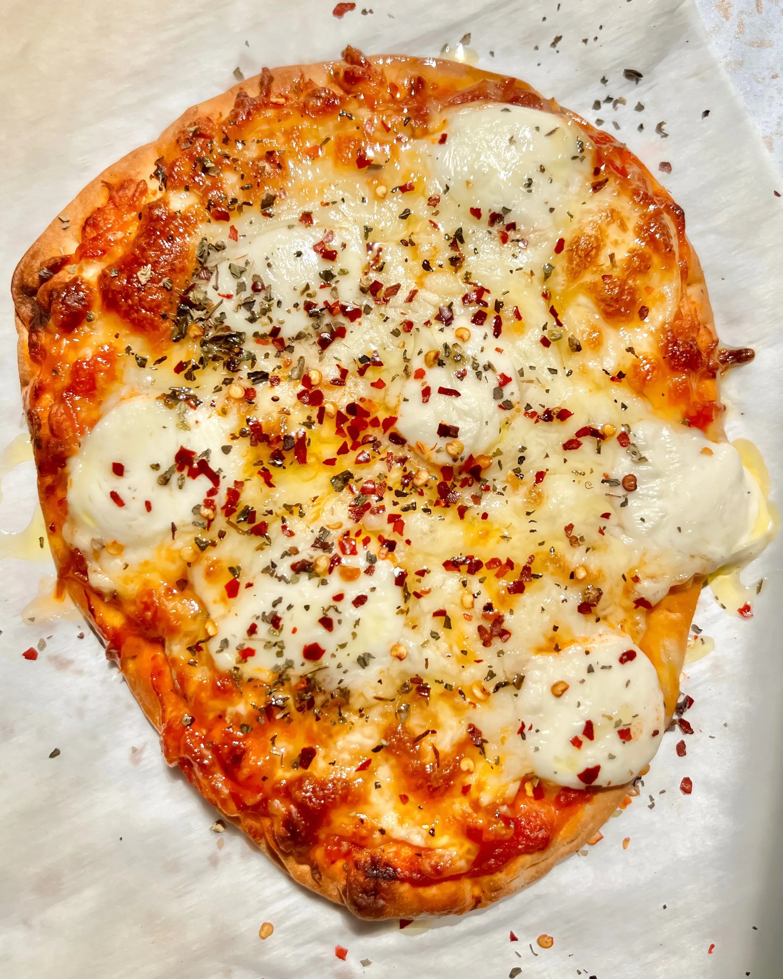 Tikka Masala Naan Pizza