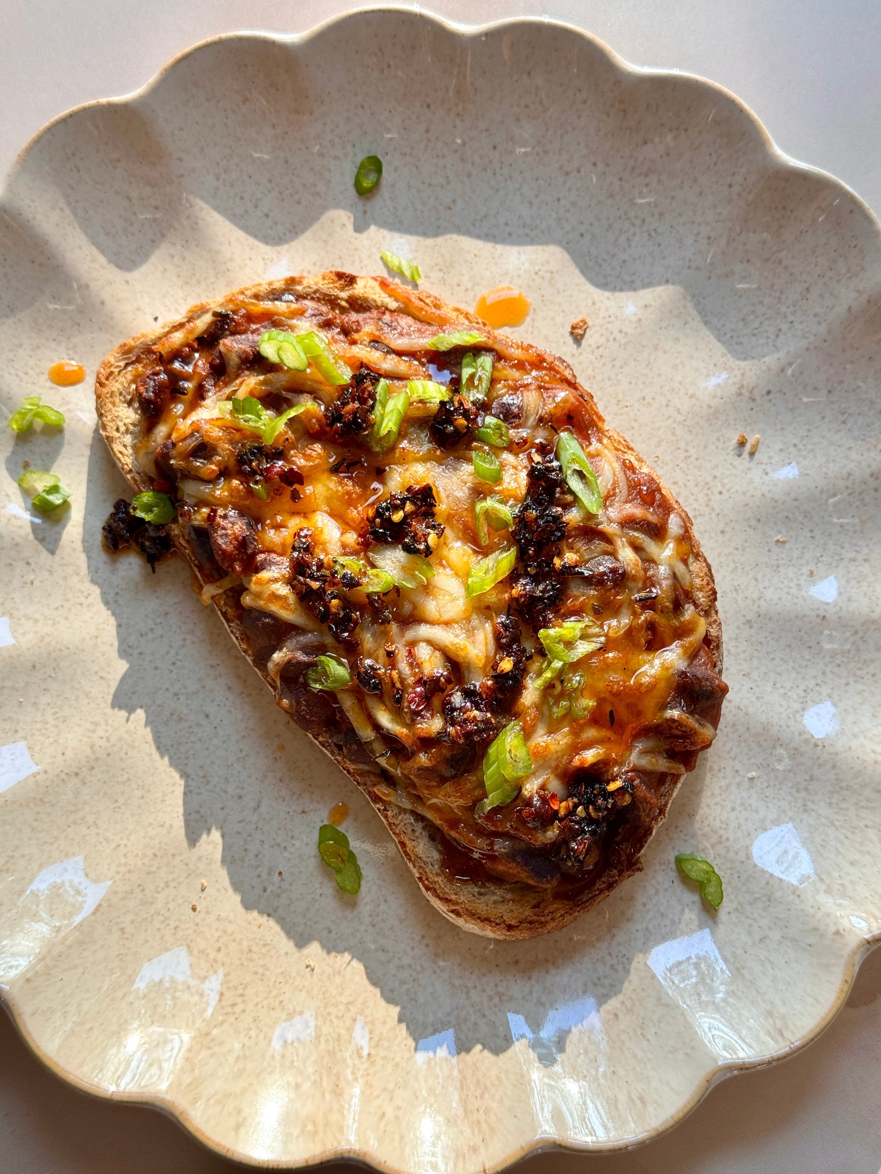 Masala Beans on Toast